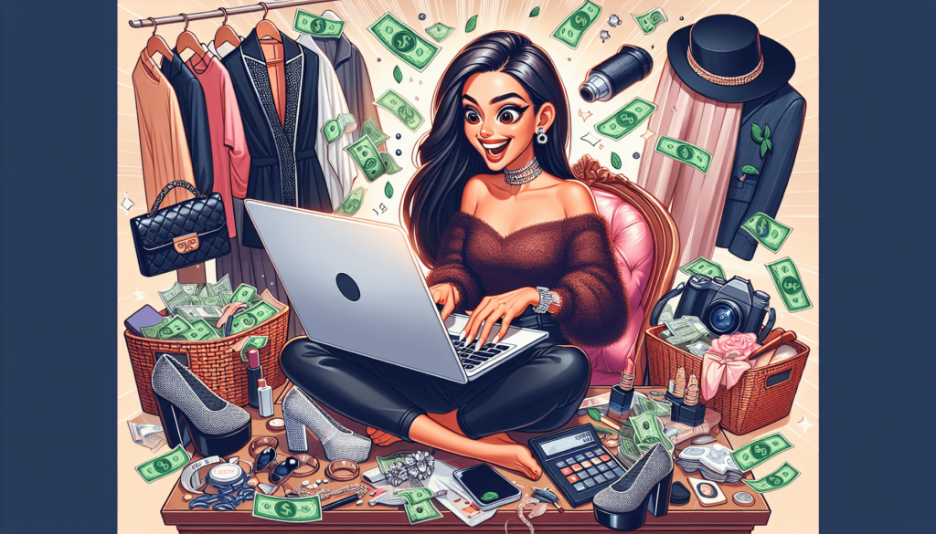 How can fashion blogging be a lucrative source of income?